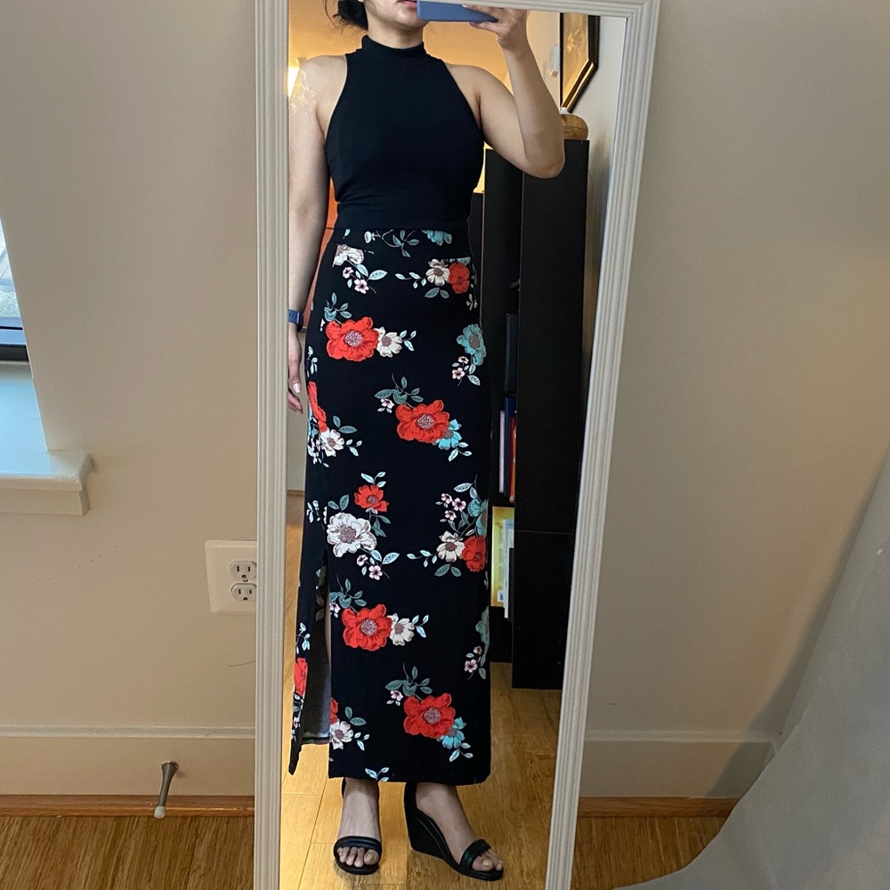 Floral Maxi Skirt